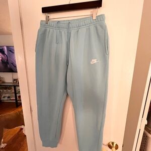 Nike Men’s Pale Blue Fleece Joggers